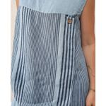 Conjunto Cora Linho Italiano Azul Hortência