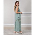 Conjunto Marisol Linho Italiano Verde Menta 