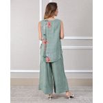 Conjunto Marisol Linho Italiano Verde Menta 