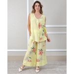 Conjunto Marisol Linho Italiano Amarelo 