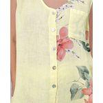Conjunto Marisol Linho Italiano Amarelo 