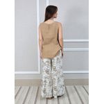 Conjunto Dior Linho Italiano Caramelo
