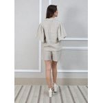 Conjunto Marcela Linho Italiano Bege 