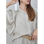 Conjunto Marcela Linho Italiano Bege 