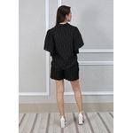 Conjunto Marcela Linho Italiano Preto