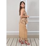 Conjunto Matilde Linho Italiano Caramelo