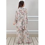 Conjunto Angela Linho Italiano Bege