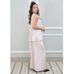 Conjunto Marina Linho Italiano Rosa Bebe