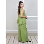 Conjunto Marina Linho Italiano Verde Pistache