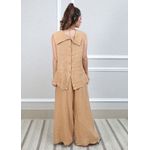 Conjunto Marina Linho Italiano Caramelo