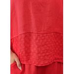 Conjunto Gisela Linho Italiano Vermelho