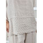 Conjunto Gisela Linho Italiano Bege