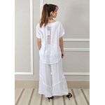 Conjunto Gisela Linho Italiano Branco