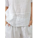 Conjunto Gisela Linho Italiano Branco
