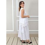 Conjunto Solange Linho Italiano Branco