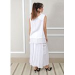 Conjunto Solange Linho Italiano Branco