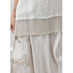 Conjunto Solange Linho Italiano Bege
