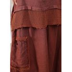 Conjunto Solange Linho Italiano Marrom