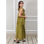 Conjunto Solange Linho Italiano Verde Pistache 