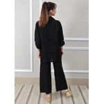 Conjunto Antonia Linho Italiano Preto