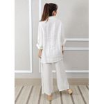 Conjunto Antonia Linho Italiano Off White