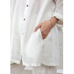 Conjunto Antonia Linho Italiano Off White