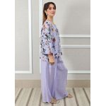 Conjunto Pamela Linho Italiano Lilás