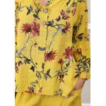 Conjunto Pamela Linho Italiano Mostarda 