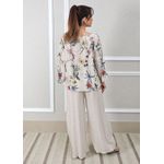 Conjunto Pamela Linho Italiano Bege