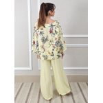 Conjunto Pamela Linho Italiano Amarelo