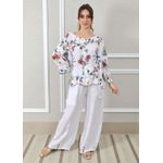 Conjunto Pamela Linho Italiano Branco