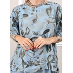 Conjunto Carla Linho Italiano Azul Jeans