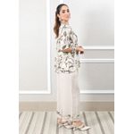 Conjunto Carla Linho Italiano Bege