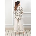 Conjunto Carla Linho Italiano Bege
