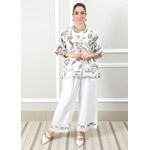 Conjunto Carla Linho Italiano Branco 