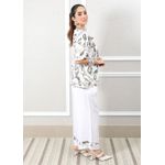 Conjunto Carla Linho Italiano Branco 