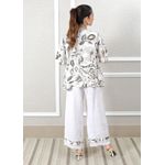 Conjunto Carla Linho Italiano Branco 