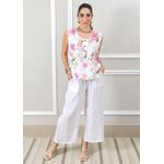 Conjunto Rebeca Linho Italiano Branco