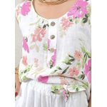Conjunto Rebeca Linho Italiano Branco