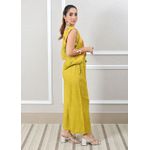 Conjunto Rebeca Linho Italiano Mostarda 