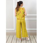Conjunto Rebeca Linho Italiano Mostarda 