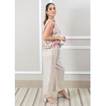 Conjunto Rebeca Linho Italiano Bege