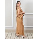 Conjunto Rebeca Linho Italiano Caramelo