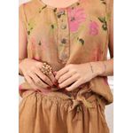 Conjunto Rebeca Linho Italiano Caramelo