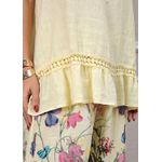 Conjunto Catarina Linho Italiano Amarelo 