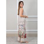Conjunto Catarina Linho Italiano Bege