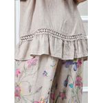 Conjunto Catarina Linho Italiano Bege