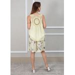 Conjunto Livia Linho Italiano Amarelo 