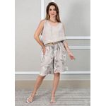 Conjunto Livia Linho Italiano Bege