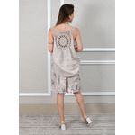 Conjunto Livia Linho Italiano Bege